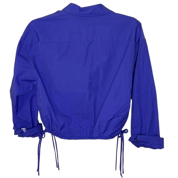 NWT Rag & Bone Royal Blue Blouse with Drawstring - Picture 4 of 6